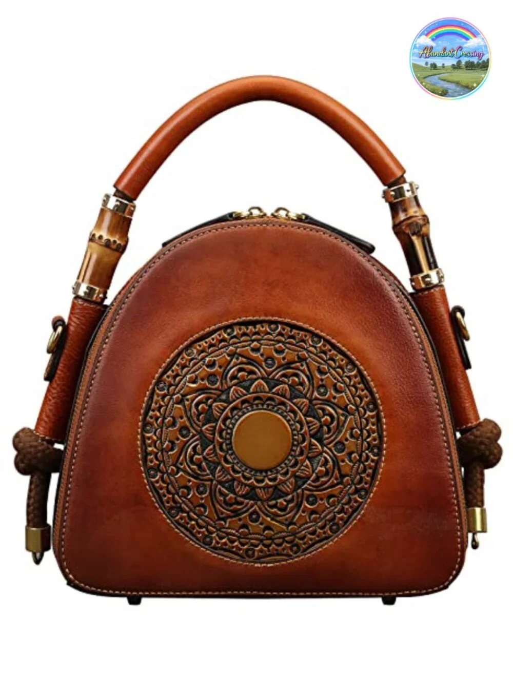 Genuine Leather Satchel Handbag Top Handle Organizer Shoulder Bag Ladies Purse